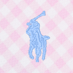 Gingham Carmel Pink/Blue
