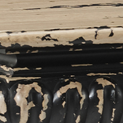 Stripped Black Paint