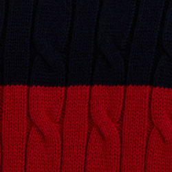 Lauren-Navy/Festlich Rot