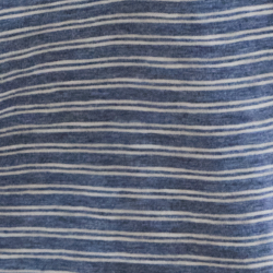Bleu Capri chiné/Blanc