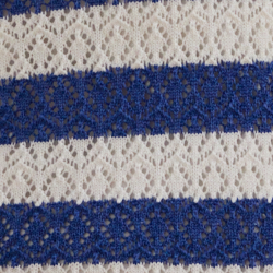 Bleu lapis/Blanc