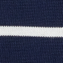 Bleu marine raffiné/Blanc