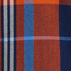 Orange/Navy/White