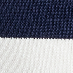 Blanc/Marine raffiné
