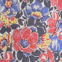Cream/Red/Blue