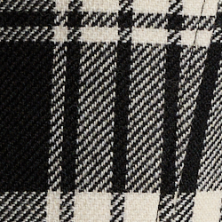 1743 Black/cream Plaid