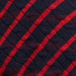 Marine chasseur/Rouge multi