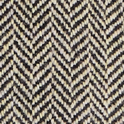 Black/Cream Herringbone