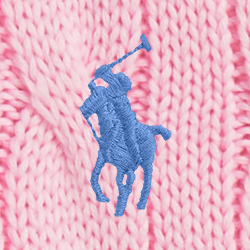 Rundhalsstrickjacke mit Zopfmuster