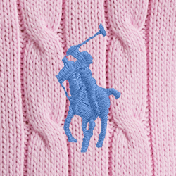Pull col en V torsadé en coton