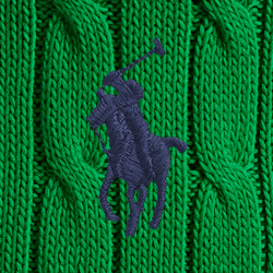 Pull col en V torsadé en coton