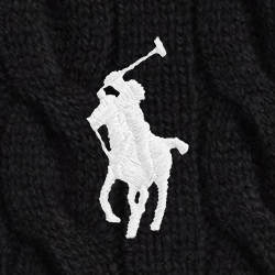 Polo-Schwarz
