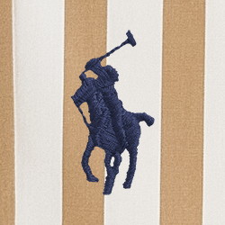 Tan / White Stripe