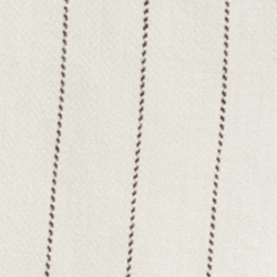 Creme/Braun Nadelstreifen