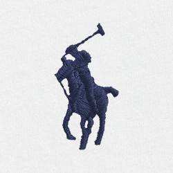 Blanco/azul marino PP