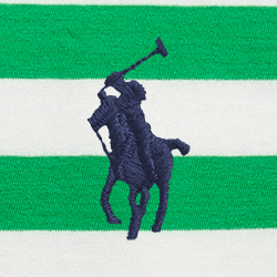 Wei&szlig;/Preppy-Gr&uuml;n