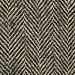 Black/Cream Herringbone