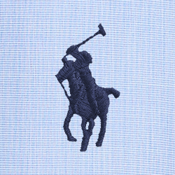 Blauw end-on-end