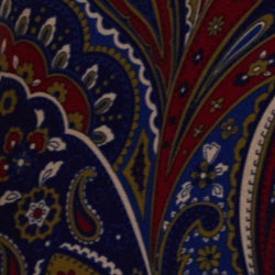 Blau/Rot/Creme