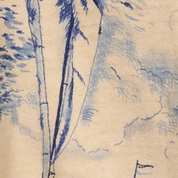 Creme/Blau