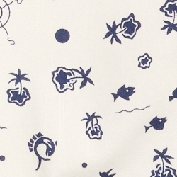 Stampa bianco/blu
