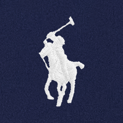 Edles Navy/Weiß