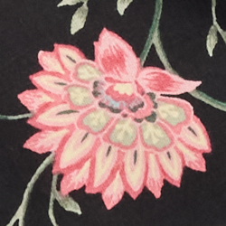 Black Ground Floral