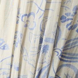 Cream/Blue Multi