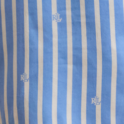 Blau bedruckt