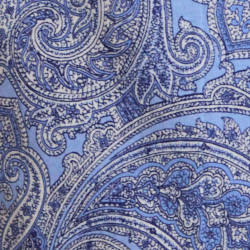 Motif cachemire bleu