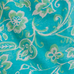 Aqua Floral