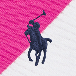 Belmont Pink/White Stripe