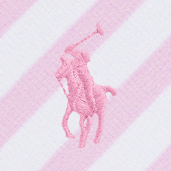 Carmel Pink/whitestripe