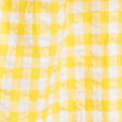 White/Yellow Gingham