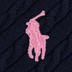 Rl Navy W/ College Pink