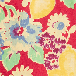 Zitronen-Blumen-Muster
