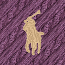 Baumwoll-Jogginghose mit Mini-Zopfmuster