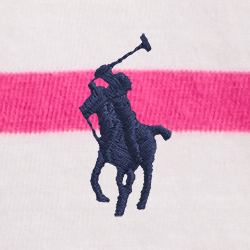 Belmont Pink/White Stripe