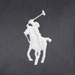Polo preto/branco