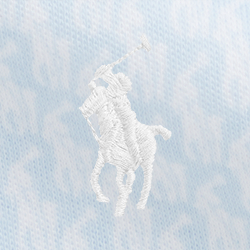 Blau m. Pony-Player-Druck