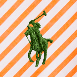 Orange/White