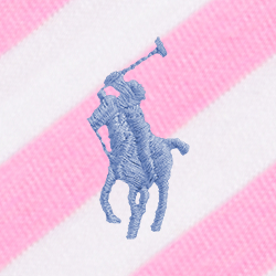 Lagunen-Pink/Weiß