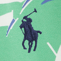 Gr&uuml;n/Segelbootdruck