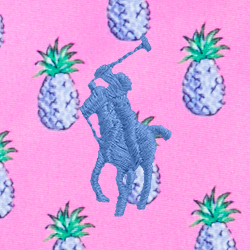 Motif ananas rose