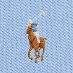 Blau/Tennisdruck