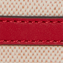 Natural/Canvas/Festive Red