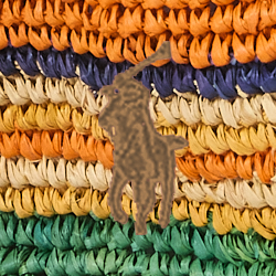 Orange/Navy Multi Stripe