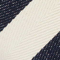 Natural Refined Navy Stripe