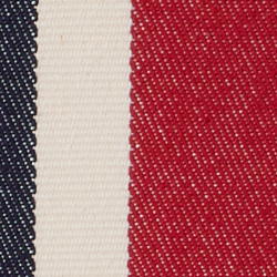 Rayure rouge festif/Sable