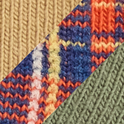 Olive/Orange/Tan
